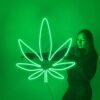 Cannabis Weed Leaf Neon Sign