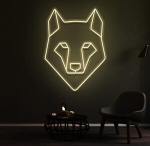 Wolf Neon Sign