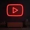neon youtube logo