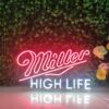 miller high life neon