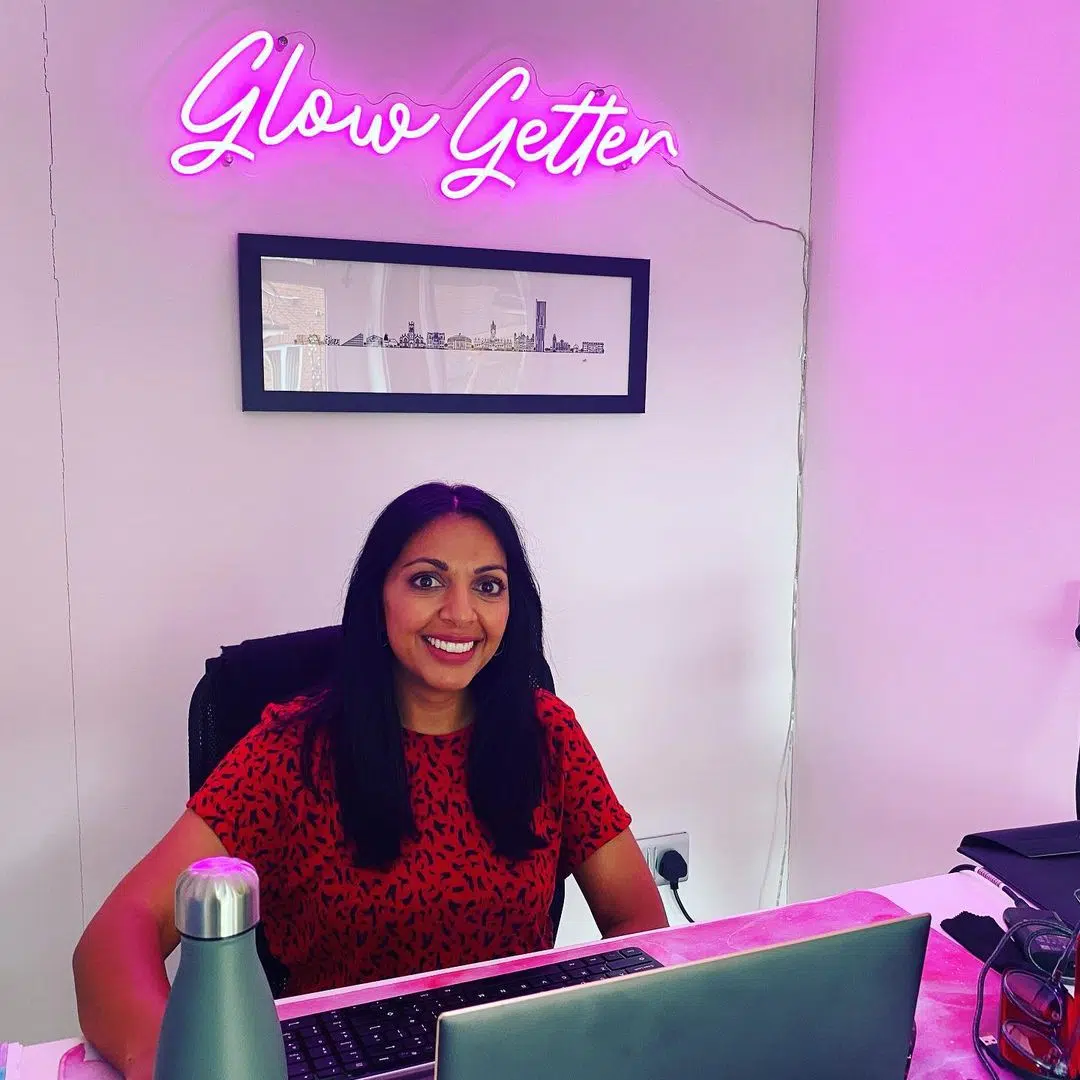 office Reception neon sign