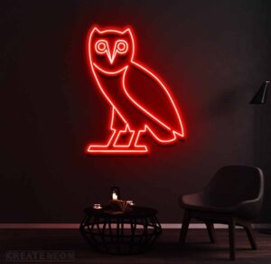 ovo neon sign