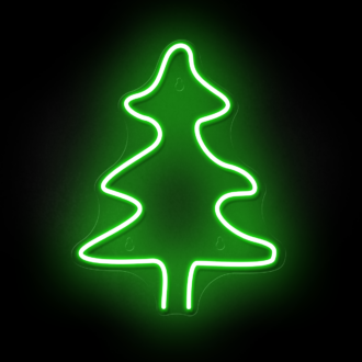 Mini Christmas Tree Neon Sign