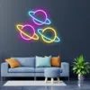 Mini Planets Neon Sign