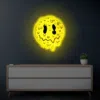 Psychedelic Happy Face Neon Sign