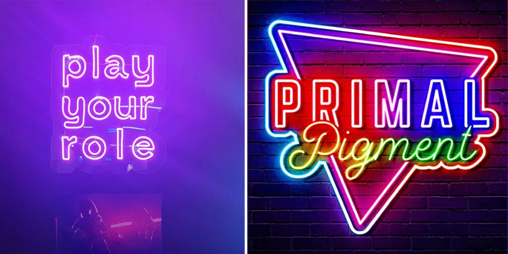 what are neon signs