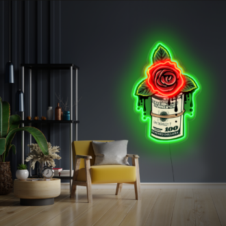 Blooming Wealth Neon Sign
