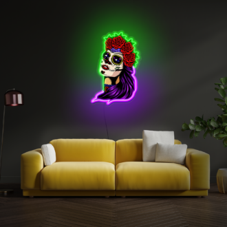 Floral Freaky Neon Sign