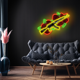 Guns and Roses Neon Sign