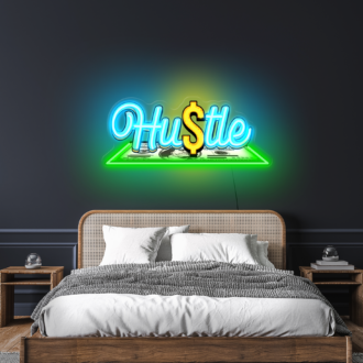 Hustle Neon Sign