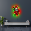 Rose Skull Neon Sign