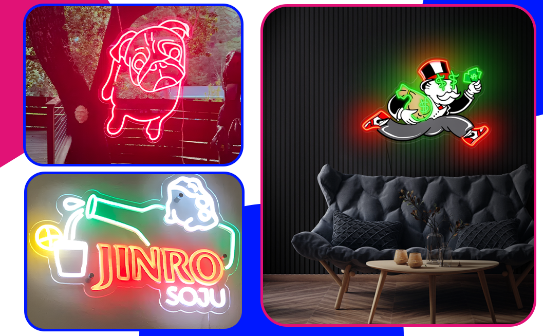 funny neon sign