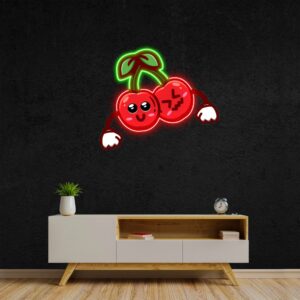 cherry led neon art work
