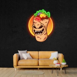 taco pop art sign