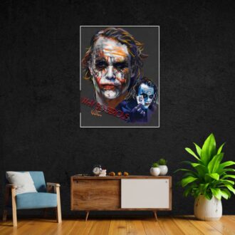 joker light off neon sign