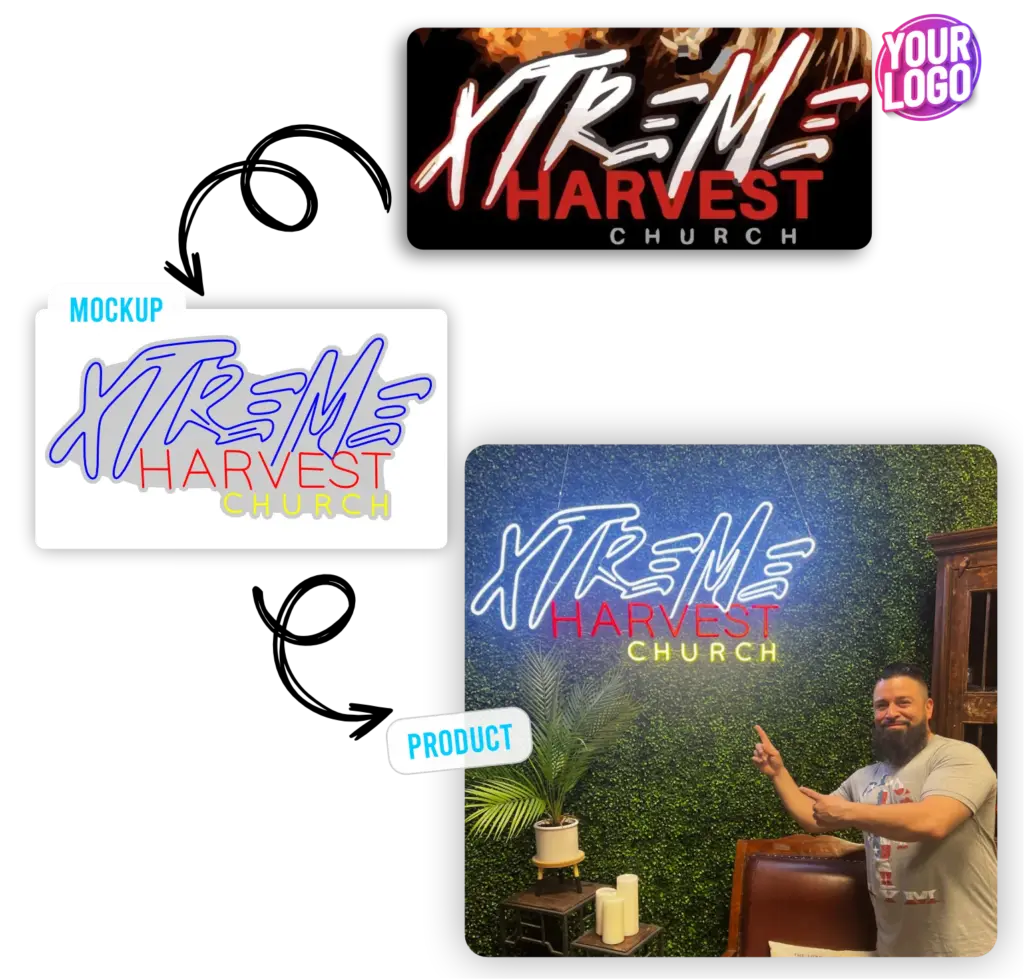 custom wedding neon sign