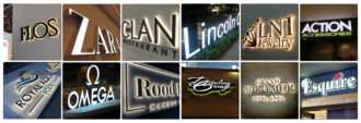 custom channel letter sign