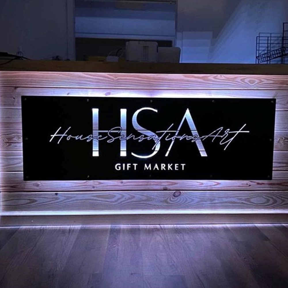 laser cutout backlit lightbox 2