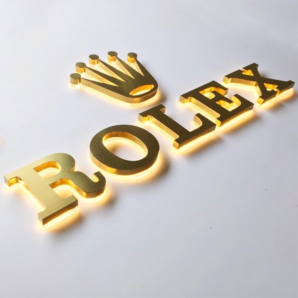 luxury back lit sign