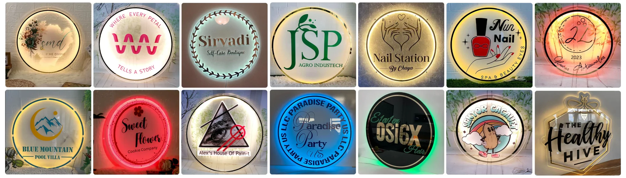 acrylic wall sign