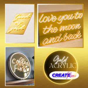 golden backbaord neon